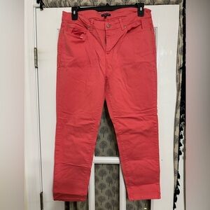 Women’s Eileen Fisher size 14 pant salmon coral color EUC